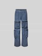 Diesel Cargohose mit elastischem Bund in Blau, Größe L