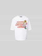 Dsquared2 Loose Fit T-Shirt aus reiner Baumwolle in Weiss, Größe M