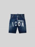 Dsquared2 Regular Fit Jeansshorts aus Baumwolle in Blau, Größe 52