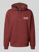 Dickies Hoodie mit Label-Print Modell 'DONUT HOUSE' in Bordeaux, Größe...