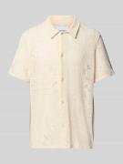 Les Deux Regular Fit Freizeithemd mit Lochstickerei Modell 'Hector' in...