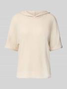 OPUS Strickpullover mit Kapuze Modell 'Sedini' in Sand, Größe 38