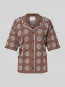 Scotch & Soda Regular Fit Strickbluse mit 1/2-Arm in Mittelbraun, Größ...