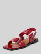Steve Madden Sandalen mit Ziernieten Modell 'SARIA' in Rot, Größe 38