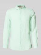 Superdry Regular Fit Leinenhemd mit Haifischkragen Modell 'Vacation' i...