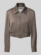 Drykorn Jacke mit Reißverschluss in Schlamm, Größe 40