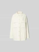 Closed Wolljacke aus Schurwoll-Mix in Ecru, Größe M