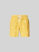 Closed Badehose mit Eingrifftaschen in Hellgelb, Größe M