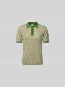 Closed Poloshirt mit kurzer Knopfleiste in Khaki, Größe L