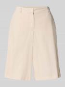 Milano Italy Shorts aus Baumwoll-Leinen-Mix in Sand, Größe 34