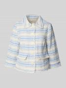 Milano Italy Blazer mit Fransen in Bleu, Größe 46