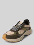 HUGO Sneaker mit Schnürung und Label-Detail in Oliv, Größe 43