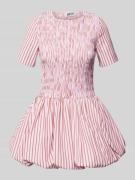 Amy Lynn Cocktailkleid mit Smok-Details Modell 'Eleonor' in Rosa, Größ...