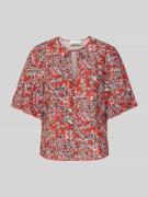 Armedangels Bluse aus Viskose-Leinen-Mix Modell 'ANDRIKAA' in Rot, Grö...