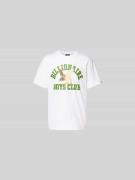 Billionaire Boys Club T-Shirt mit Label-Print in Weiss, Größe M