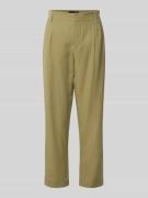 Drykorn Hose mit Bundfalten Modell 'DISPATCH' in Oliv, Größe 28/34