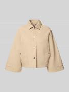 monari Jacke mit Druckknopfleiste in Camel, Größe 34