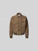 Filippa K Jacke mit Knopfleiste in Ecru, Größe M