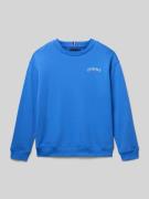 Tommy Hilfiger Teens Regular Fit Sweatjacke aus Baumwoll-Mix in Royal,...