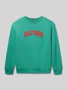 Tommy Hilfiger Teens Regular Fit Sweatshirt aus Baumwoll-Mix in Gruen,...