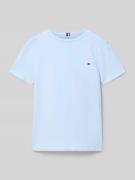 Tommy Hilfiger Teens Regular Fit T-Shirt aus reiner Baumwolle in Bleu,...