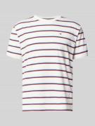 Tommy Jeans Regular Fit T-Shirt aus reiner Baumwolle in Offwhite, Größ...