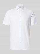 Christian Berg Men Regular Fit Business-Hemd mit Kentkragen in Weiss, ...