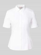 Christian Berg Woman Selection Slim Fit Bluse mit Knopfleiste in Weiss...