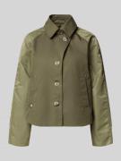 MOS MOSH Trenchcoat mit Eingrifftaschen Modell 'Zyla Neola' in Oliv, G...