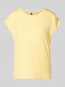 Vero Moda Relaxed Fit T-Shirt aus Lyocell-Mix Modell 'AVA' in GELB, Gr...