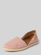 Verbenas Espadrilles aus Leder mit Label-Patch Modell 'CARMEN' in Hell...