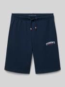 Tommy Hilfiger Teens Regular Fit Sweatshorts aus Baumwoll-Mix in Marin...