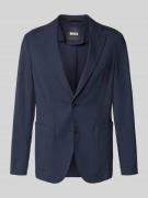 BOSS Slim Fit Anzugsakko aus Woll-Mix Modell 'P-HANRY-WG-PK' in Marine...