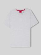 HUGO Regular Fit T-Shirt aus Baumwoll-Mix Modell 'LAZE T-SHIRT' in Hel...