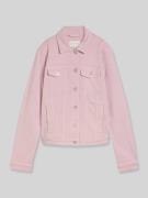 Tom Tailor Regular Fit Jeansjacke aus Baumwoll-Mix in Flieder, Größe L