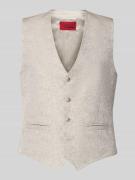 Wilvorst Weste mit V-Ausschnitt und Paspeltaschen in Beige, Größe 48