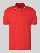 Christian Berg Men Regular Fit Poloshirt mit Kontraststreifen in Rot, ...