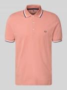 Christian Berg Men Regular Fit Poloshirt mit Kontraststreifen in Lachs...