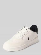 Polo Ralph Lauren Low Top Sneaker aus echtem Leder in Weiss, Größe 40