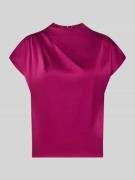 Zero Blusenshirt mit Rundhalsausschnitt und Kappärmeln in Rosa, Größe ...