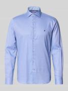 Tommy Hilfiger Tailored Fit Freizeithemd aus Baumwoll-Mix in Bleu, Grö...