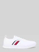 Tommy Hilfiger Low Top Sneaker mit Label Stitching in Weiss, Größe 41