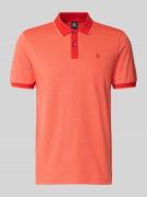 Lerros Regular Fit Poloshirt mit Logo-Stitching in Dunkelorange, Größe...