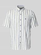 Lerros Regular Fit Freizeithemd mit Kentkragen und Brusttasche in Mari...