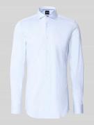 BOSS Slim Fit Businesshemd mit extra langem Arm Modell 'H-HANK' in Ble...