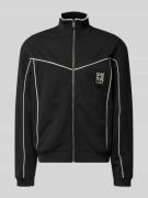 HUGO Relaxed Fit Sweatjacke aus Baumwoll-Mix Modell 'DARYNT' in Black,...