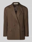 SELECTED HOMME Regular Fit Anzugsakko aus reinem Lyocell in Dunkelbrau...