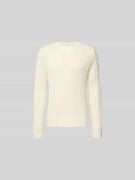 Filippa K Slim Fit Pullover in Strick-Optik in Ocean, Größe L