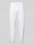 Jack & Jones Hose aus Baumwoll-Leinen-Mix Modell 'KANE' in Weiss, Größ...