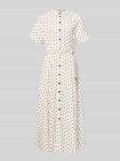 LOLLYS LAUNDRY Hemdblusenkleid mit Bindegürtel Modell 'BlakeLL' in Off...